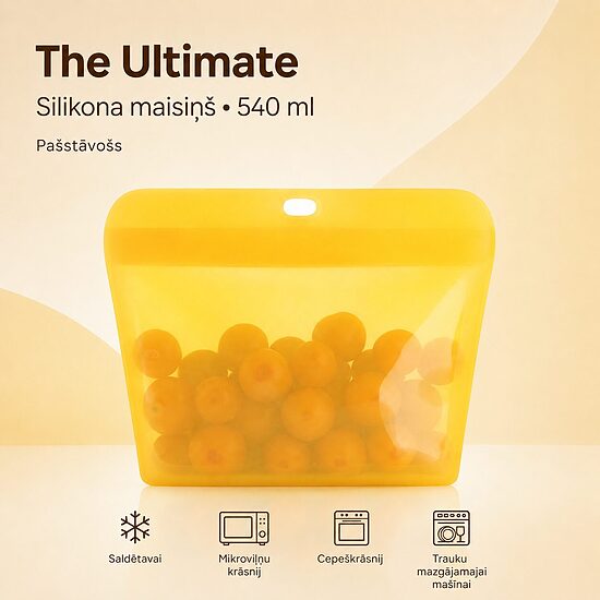 “The Ultimate” silikona maisiņš 540 ml (-29% atlaide)